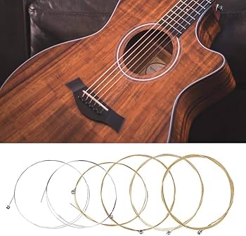 Amazon.co.jp: ギター弦 セット 6弦 アコースティックギター用